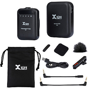 Xvive U6 Wireless Lavalier Microphone System for DSLR Camera, Digital Camera,and Smart Phone
